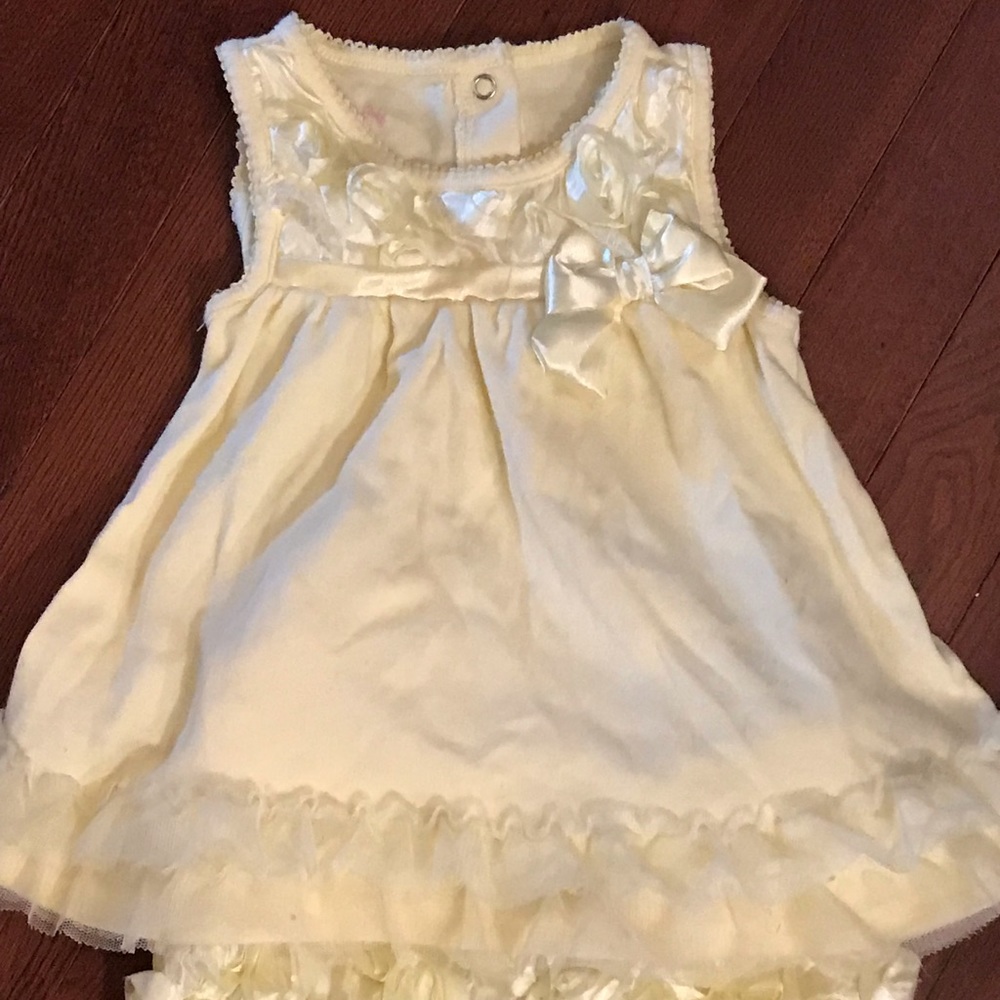 Yellow 2 pc Dress